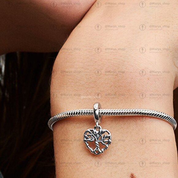 Pandora Heart Family Tree Dangle Charm - Picture 4 of 6